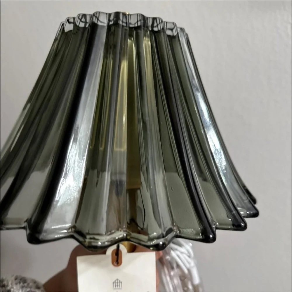 Glass Shade Table Lamp Green - Hearth & Hand Magnolia